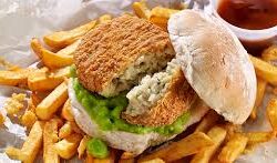 Fish Cake Burger